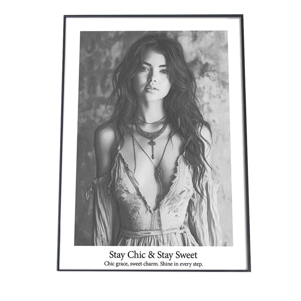 【A2サイズ（約42x59cm）】【lh-poster-3092】セクシー美女 アートポスター ポスター インテリア フォト アート モダン 下着 ランジェリー 水着 ポートレート モデル 雑誌 写真 ガールズ