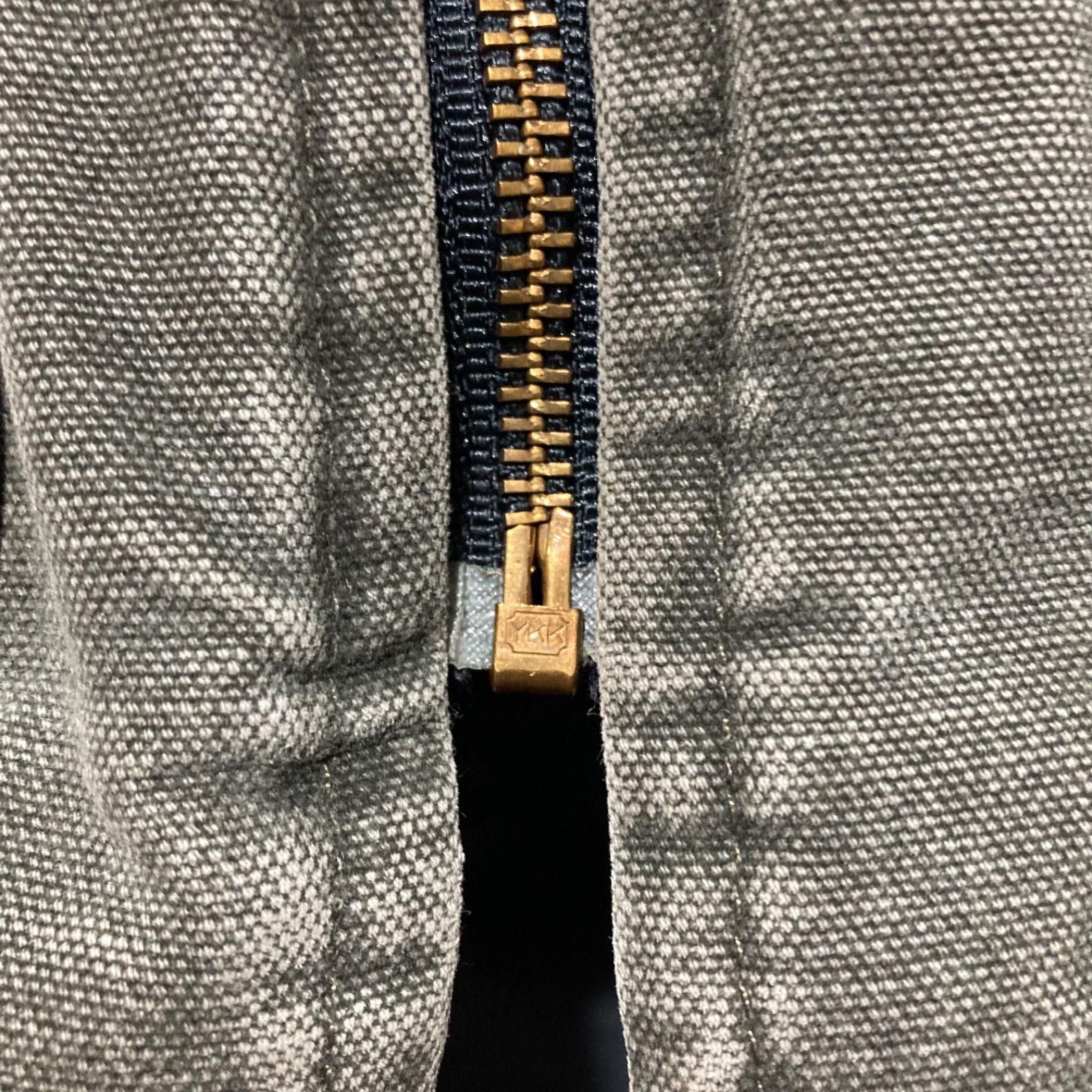 CARHARTT ダックベスト L USA製 腰ゴム モスグリーン カーハート DUCK