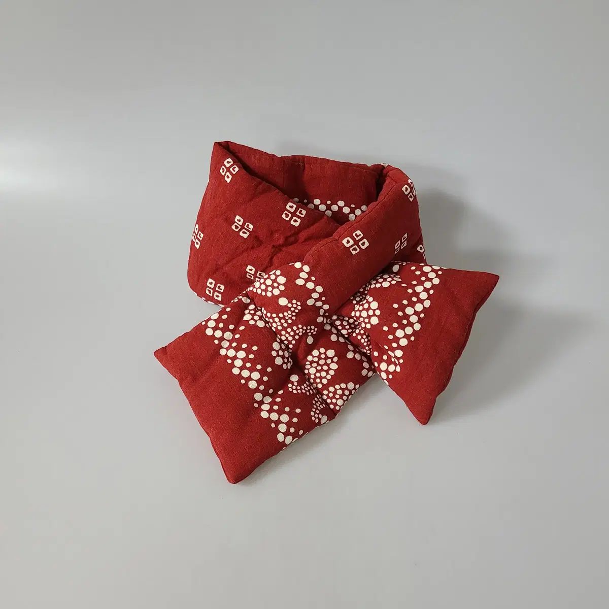 KAPITAL ヘンプ レーヨン バンダナ パータン ケサ マフラー レッド OS