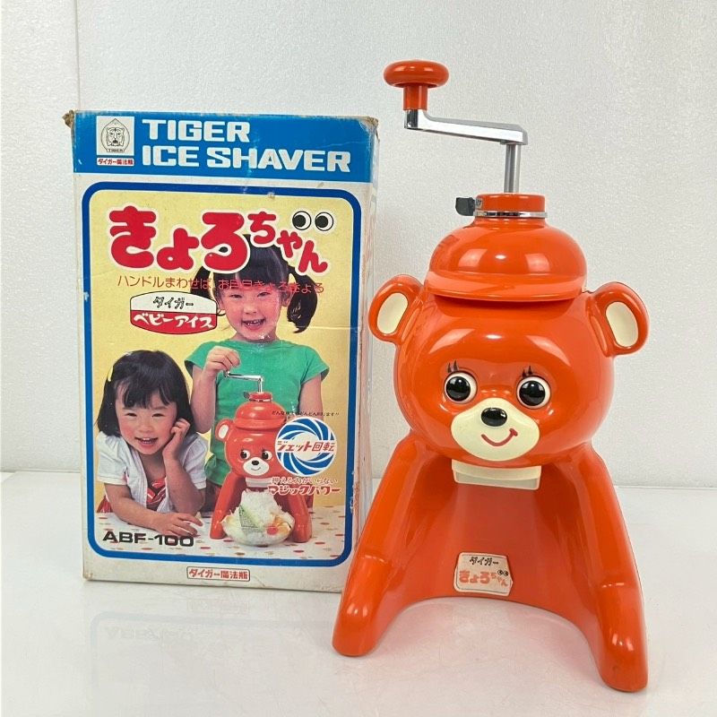 きょろちゃんかき氷機 ABF-F100 氷削り器 タイガー tiger - メルカリ