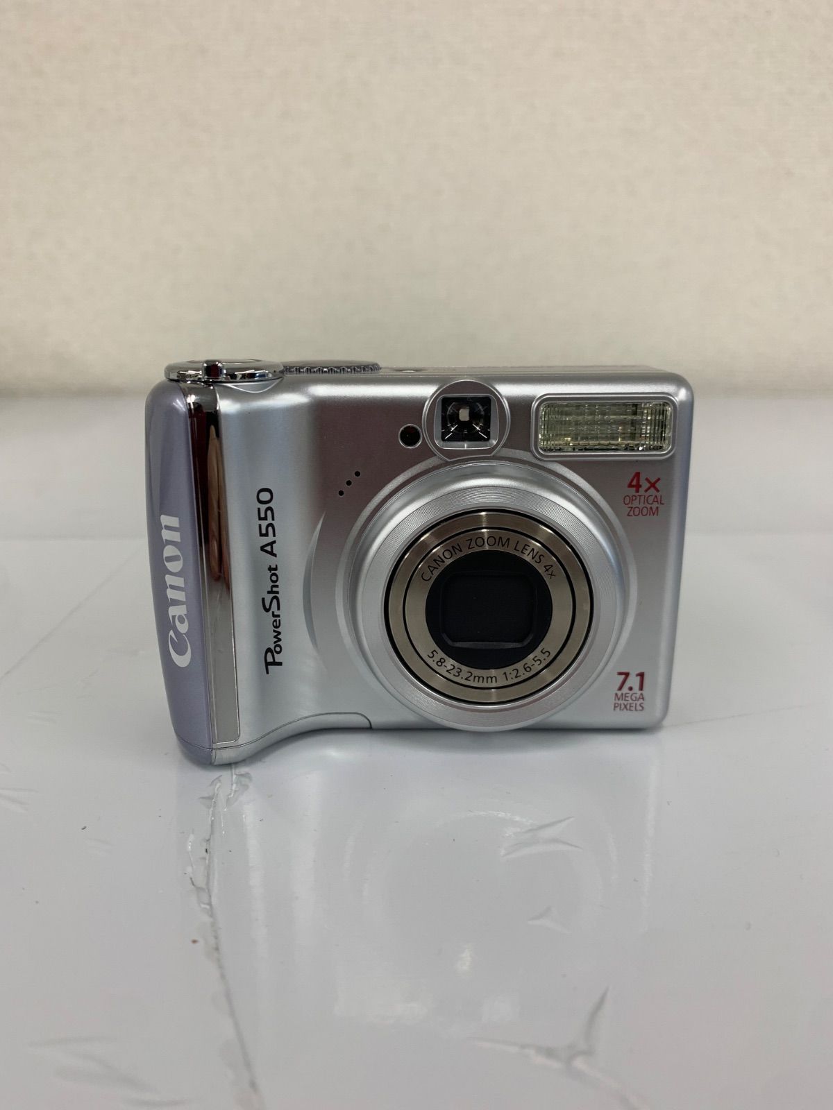 Canon PowerShot A550 デジカメ　動作確認済 単三電池起動 ○2 【通電動作確認済み】Canon PowerShot A550 デジカメ 単三電池