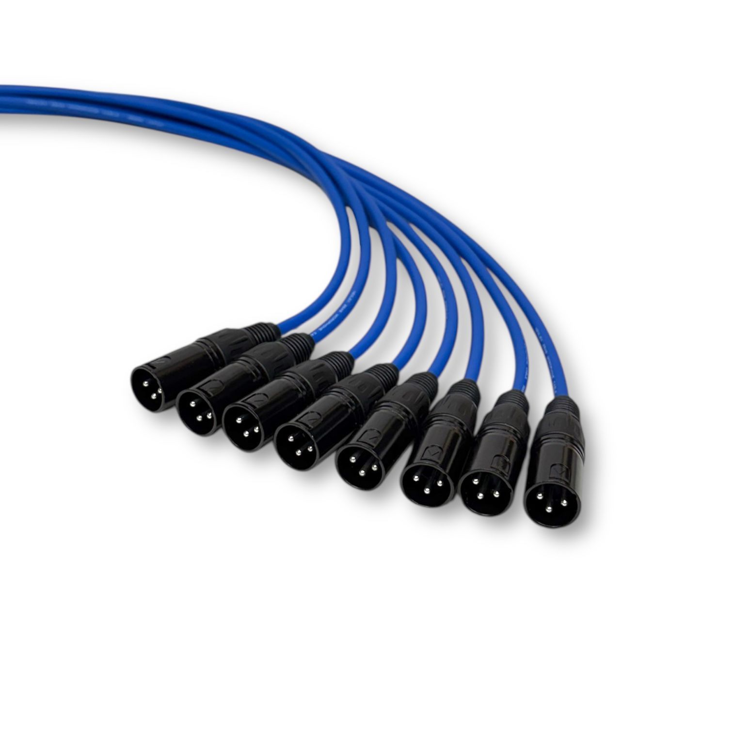 MOGAMI 2549 BLUE XLR マイクケーブル 1m 8本セット 【公式通販】