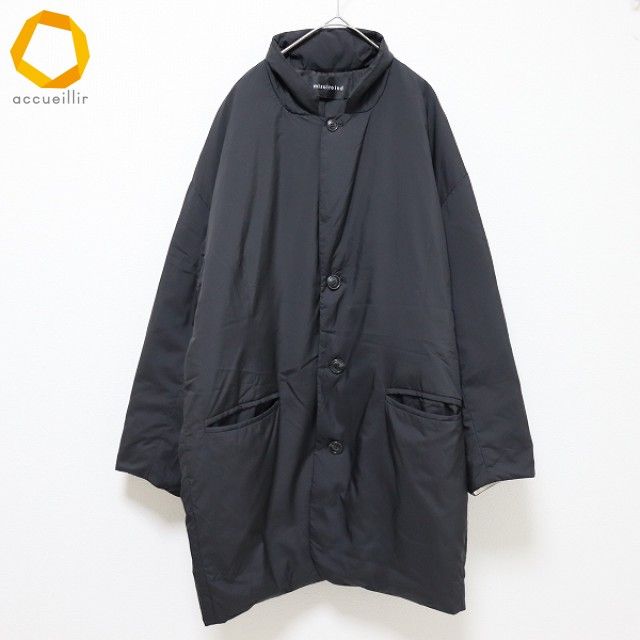 ミズイロインド mizuiro-ind ダウン コート ジャケット ブラック系