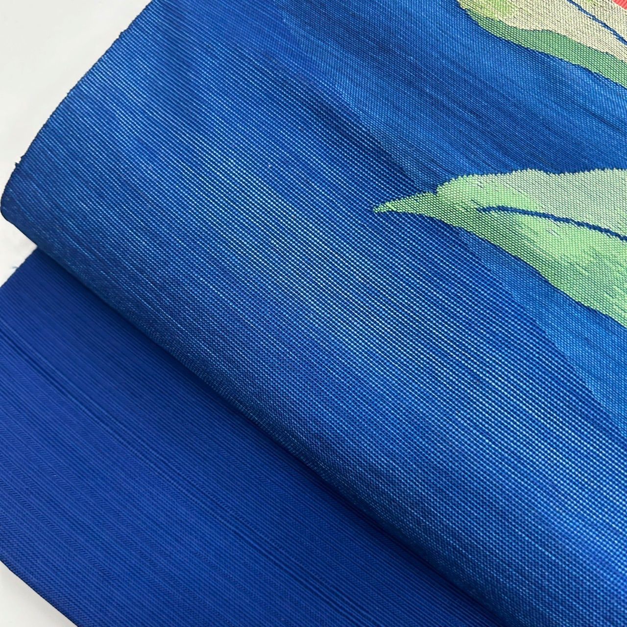 名古屋帯 上品花の織出し 紬 八寸 正絹 MA-2369 - メルカリ