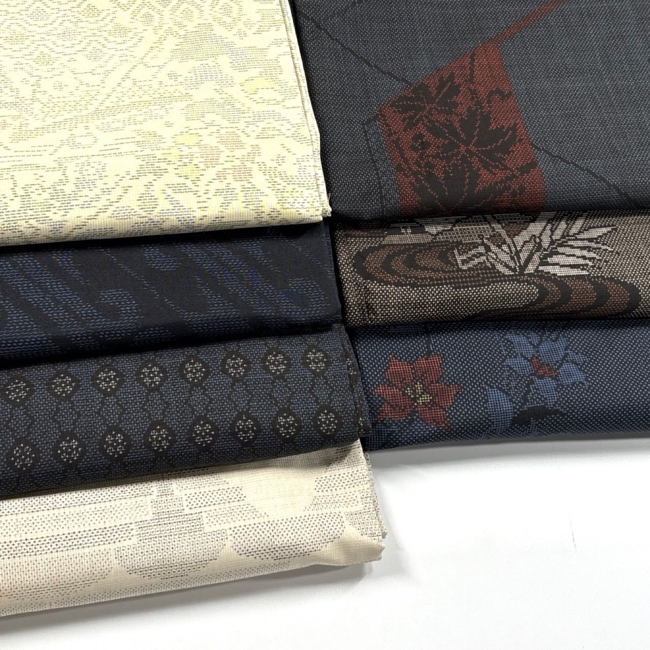 大島紬 正絹 着物 同梱 リメイク用 着付け 12149