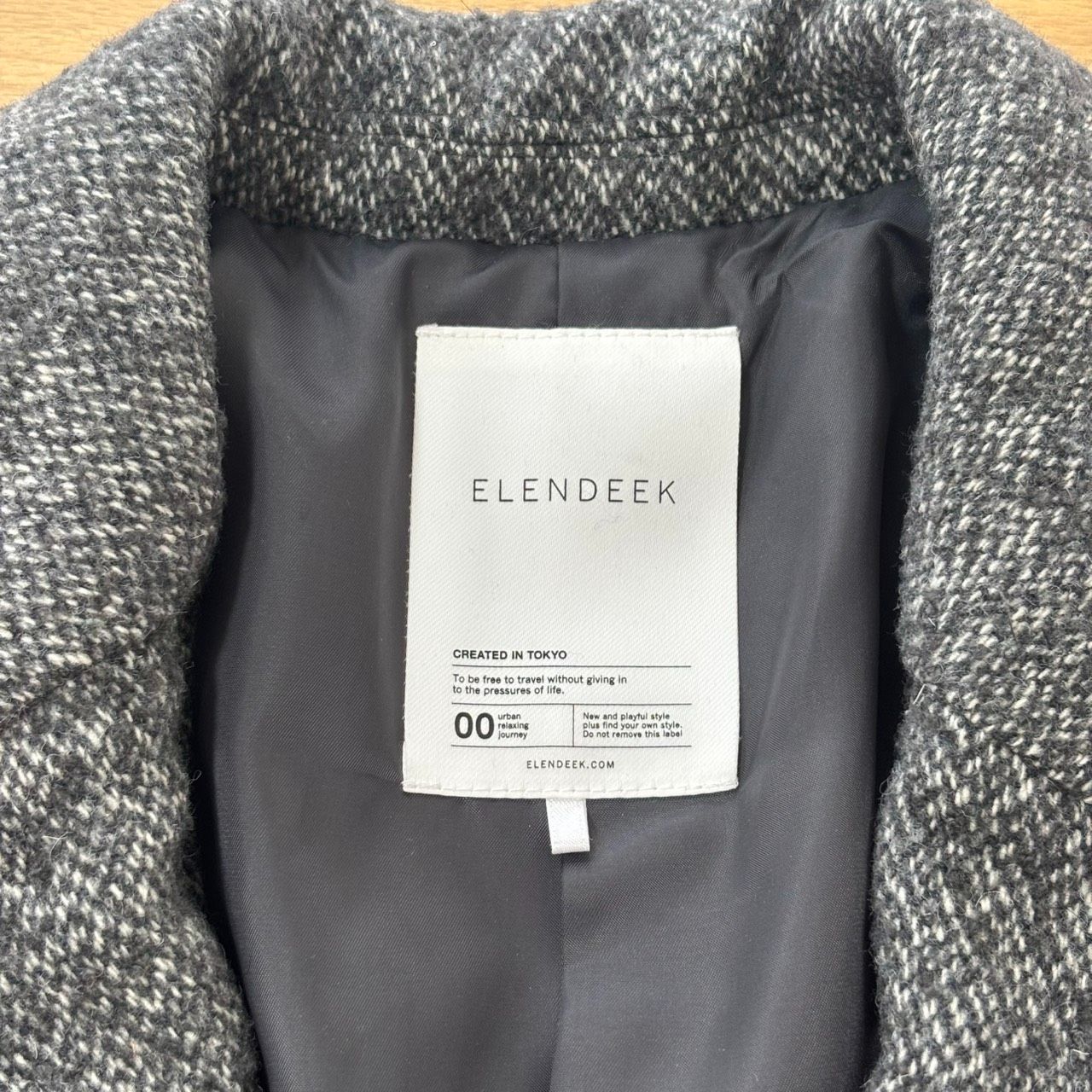 レディース 【EL6】ELENDEEK 24AW エレンディーク パッドテーラード 