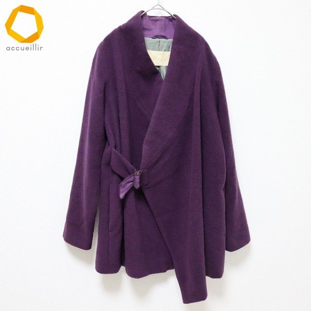 パラスパレス PAL'LAS PALACE コート ハーフ シルク混 パープル系