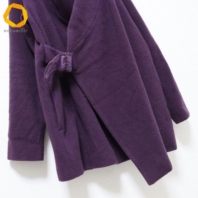 パラスパレス PAL'LAS PALACE コート ハーフ シルク混 パープル系