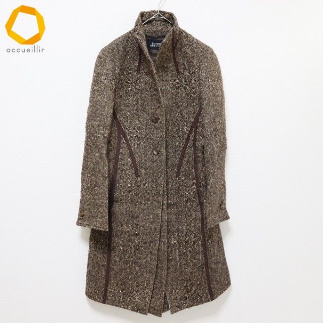 リツコシラハマ RITSUKO SHIRAHAMA コート ロング ラメ レディース