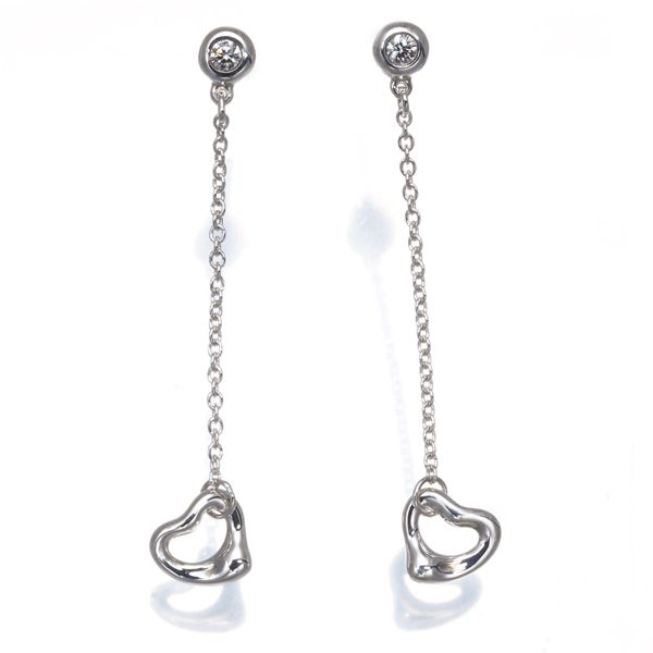 ティファニー ピアス ダイヤ ダイヤモンド バイザヤード オープン