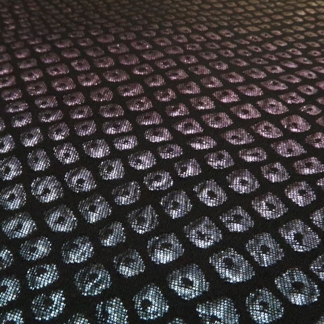 ❁tomihisa❁ 鹿の子柄 クロコダイル風 着物 正絹 成人式 振袖用 お洒落心を狙い撃つグラデーション”袋帯 7346