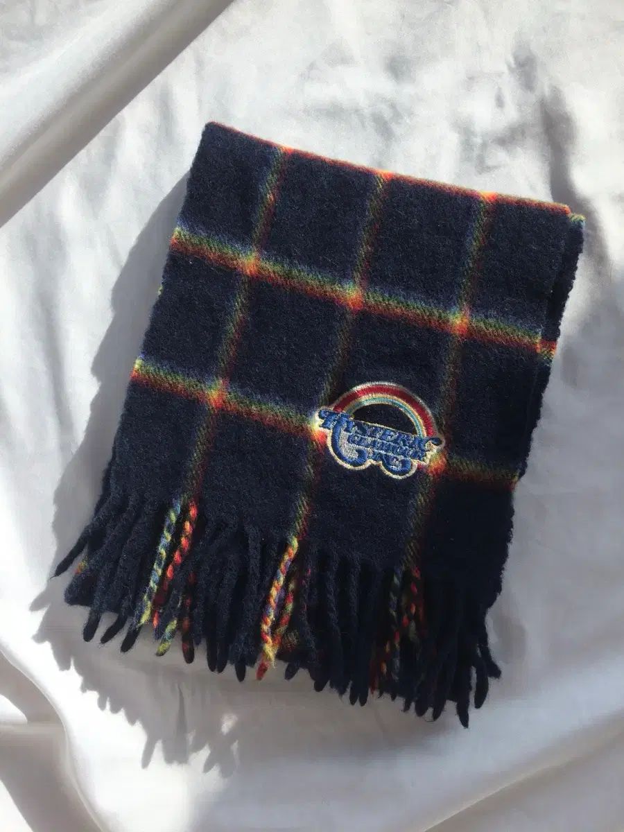 HYSTERIC GLAMOUR Archive スコットランド ラムウール マフラー レインボー