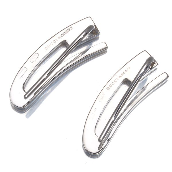 グッチ ピアス Gロゴ フック シルバー 925 #180656 - メルカリ