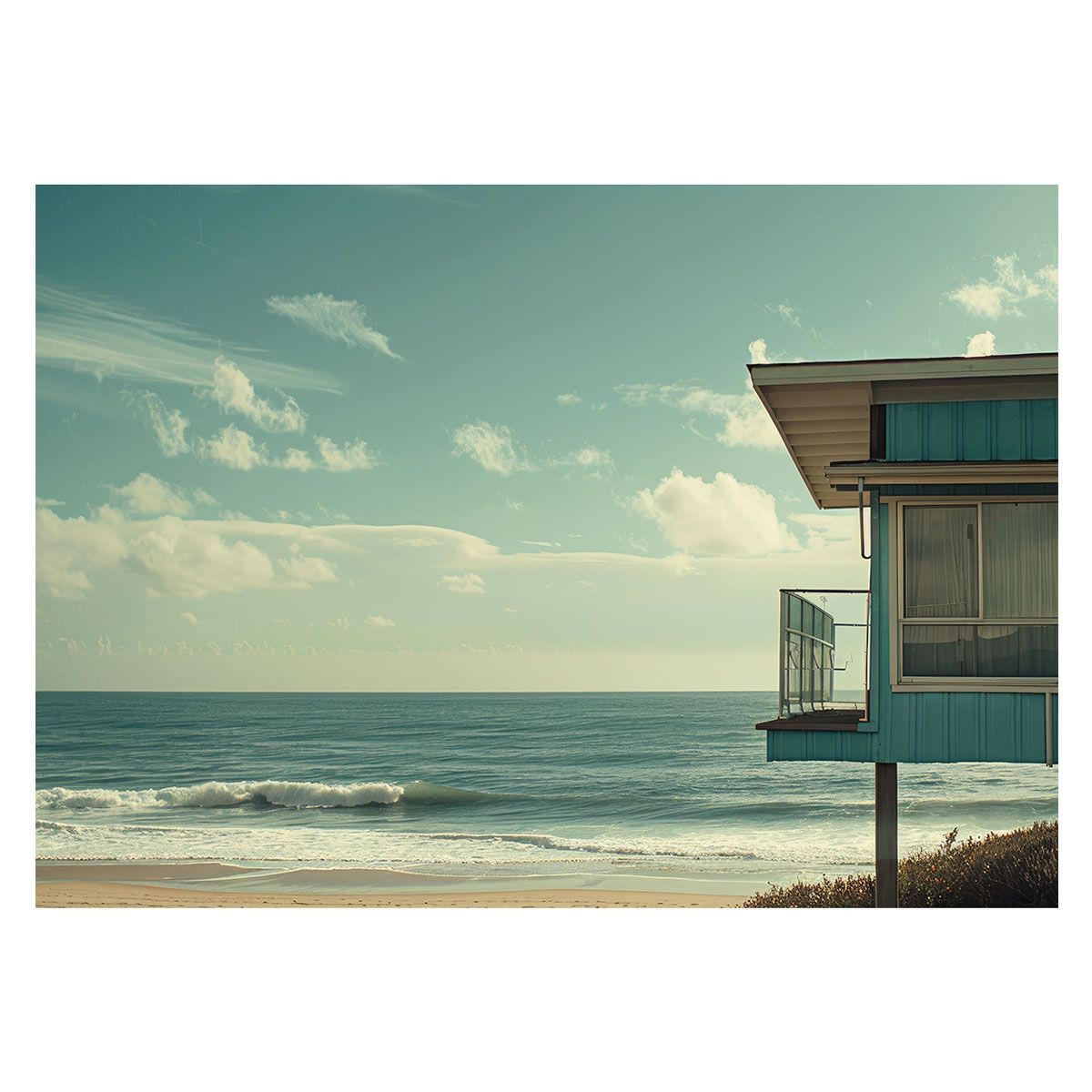 B1サイズ（約73x103cm）】【lh-poster-3175】【フレーム付き】海系