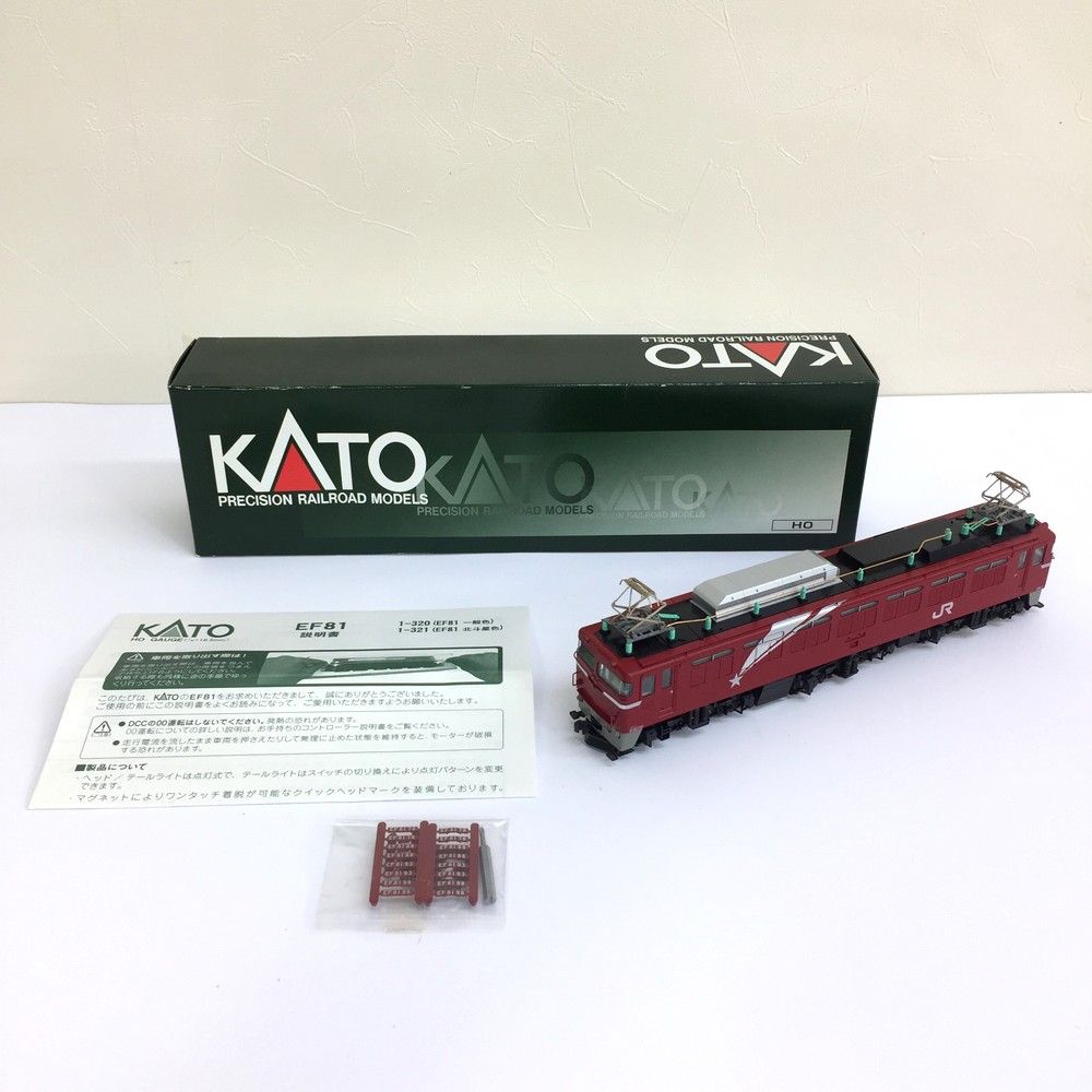 KATO カトー HOゲージ 1 321 EF 81 北斗星色 関水金属 電気機関車 鉄道模型 モーター ライト 済