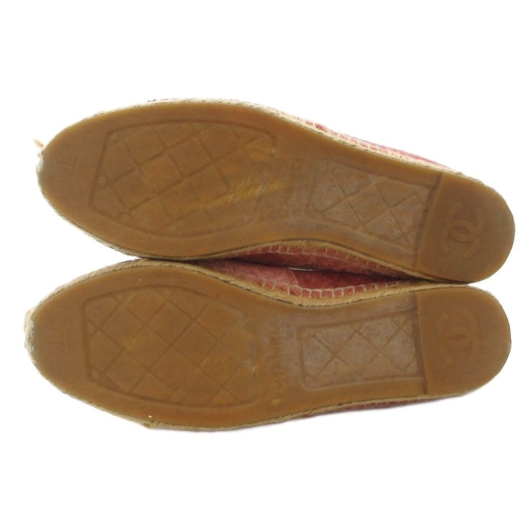 シャネル CHANEL ココマーク エスパドリーユ スリッポン シューズ