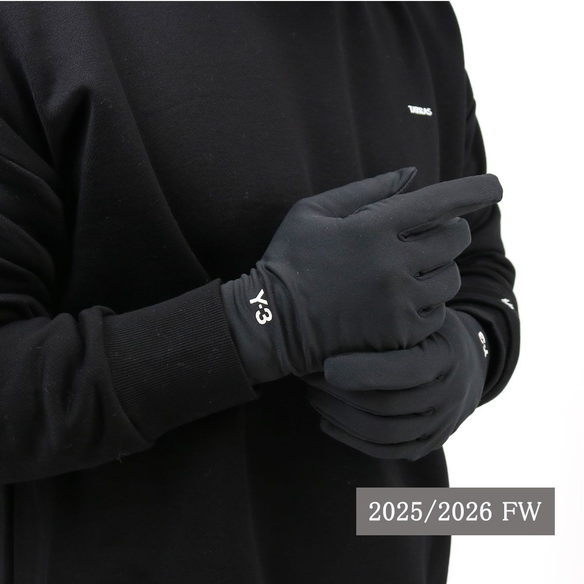 Y 3 ワイスリー RUN GLOVES JI 7506 ラングローブ 手袋 メンズ スマートフォン対応 プレゼント ロゴ ブランド