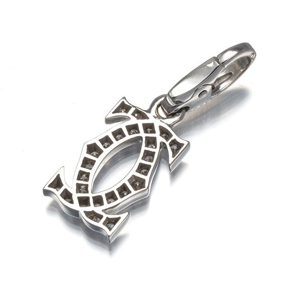 カルティエ ペンダントトップ ダイヤ ダイヤモンド 2C ドゥーブルC C2