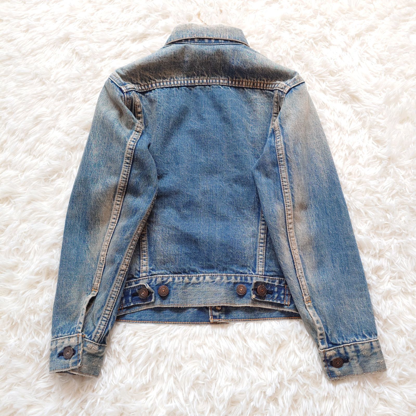 大特価 ザシンゾーン THE SHINZONE デニムジャケット Gジャン ダメージ