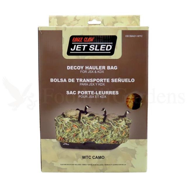 ジェットスレッド XLサイズ用 ホーラー バック カモフラ Jet Sled かさ増し 固定 荷物 運搬 大容量 ベルト 入れ物 カバー 頑丈 丈夫 厚手