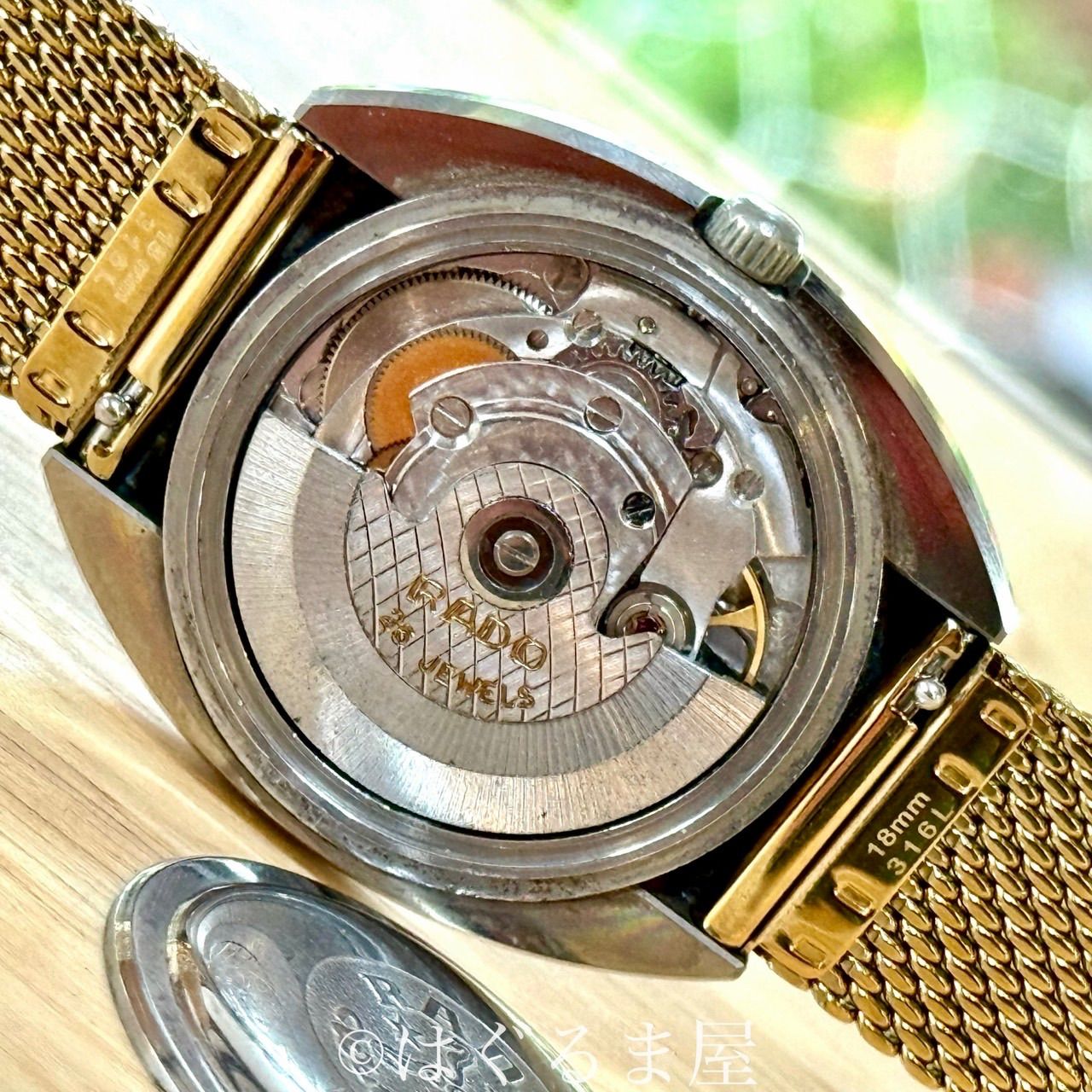 70s ラドー バルボアV 超硬ケース 自動巻き メンズウォッチ OH済