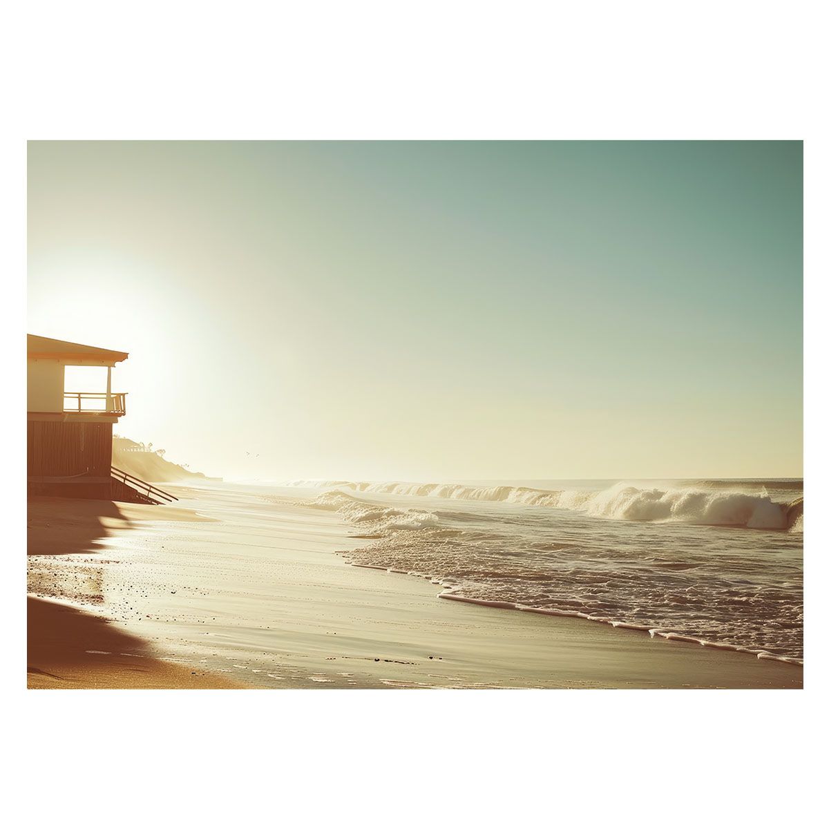 B2サイズ（約51x73cm）】【lh-poster-3191】【フレーム付き】海系