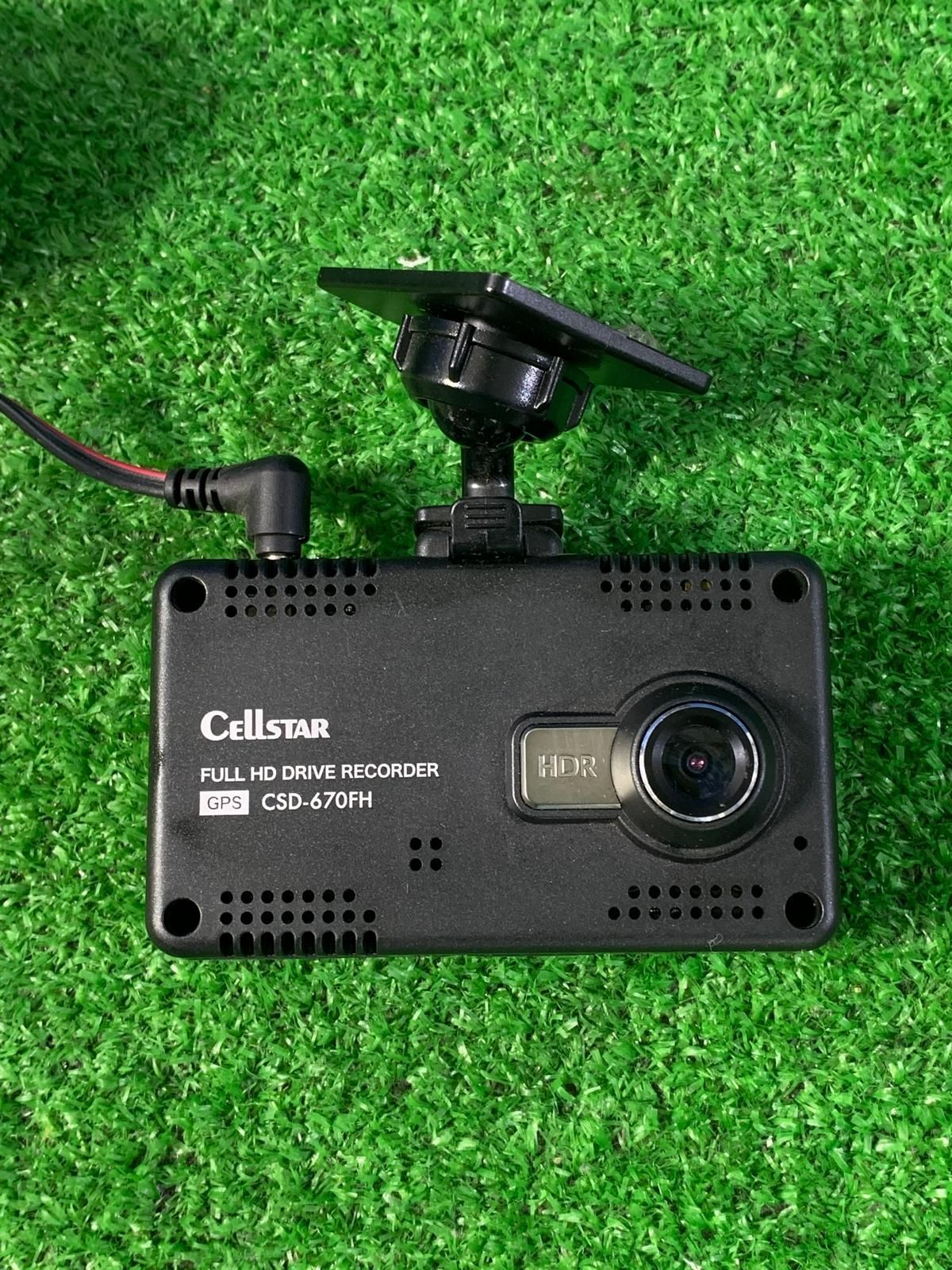 M-32] CSD-670FH セルスター CELLSTAR ドライブレコーダー GPS付き＋