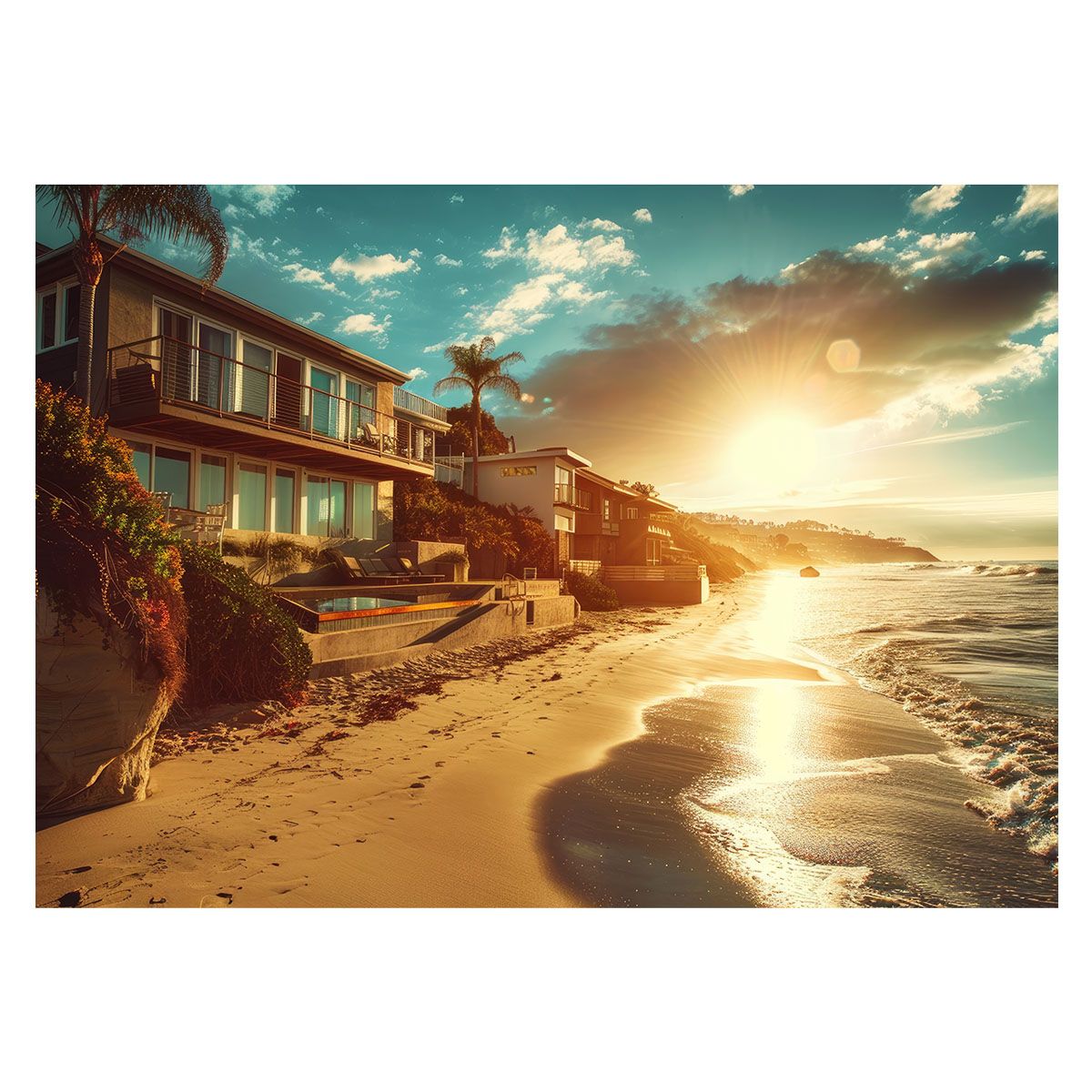 A2サイズ（約42x59cm）】【lh-poster-3199】【フレーム付き】海系