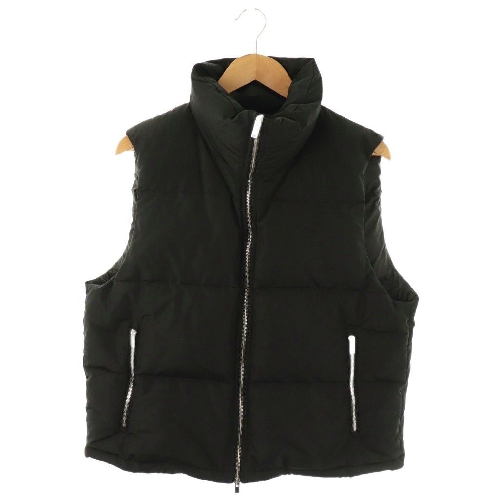 マーカウェア ダウンベスト　シルク　MARKAWARE MARKAWARE - SILK DOWN VEST - BLACK / シルクタフタ - シルクダウン