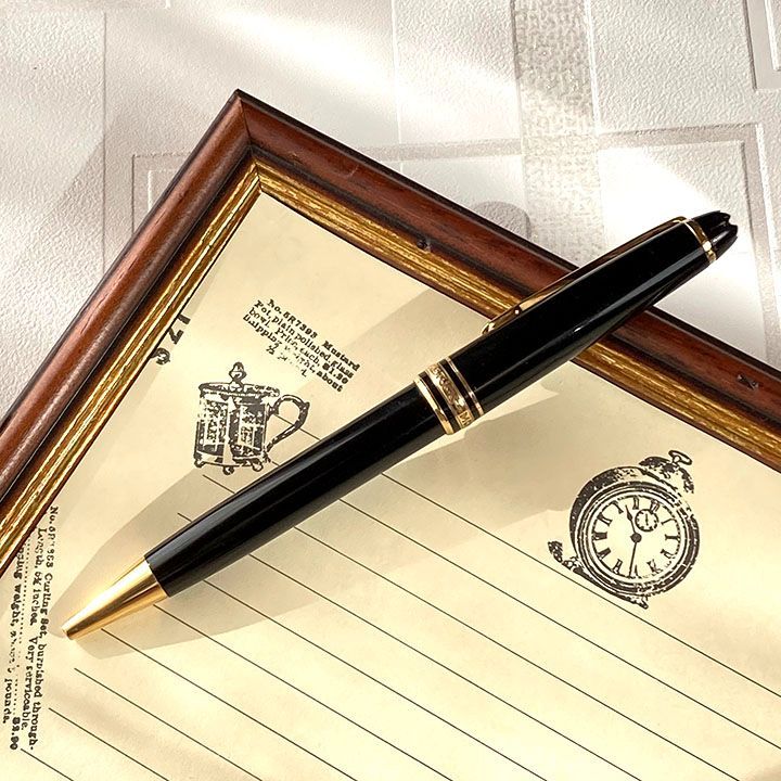 モンブラン ボールペン マイスターシュテュック クラシック164 ブラック ゴールド MONTBLANC ツイスト式 ドイツ製 筆記用具 筆記具 文房具 ブランド ネコポス配送