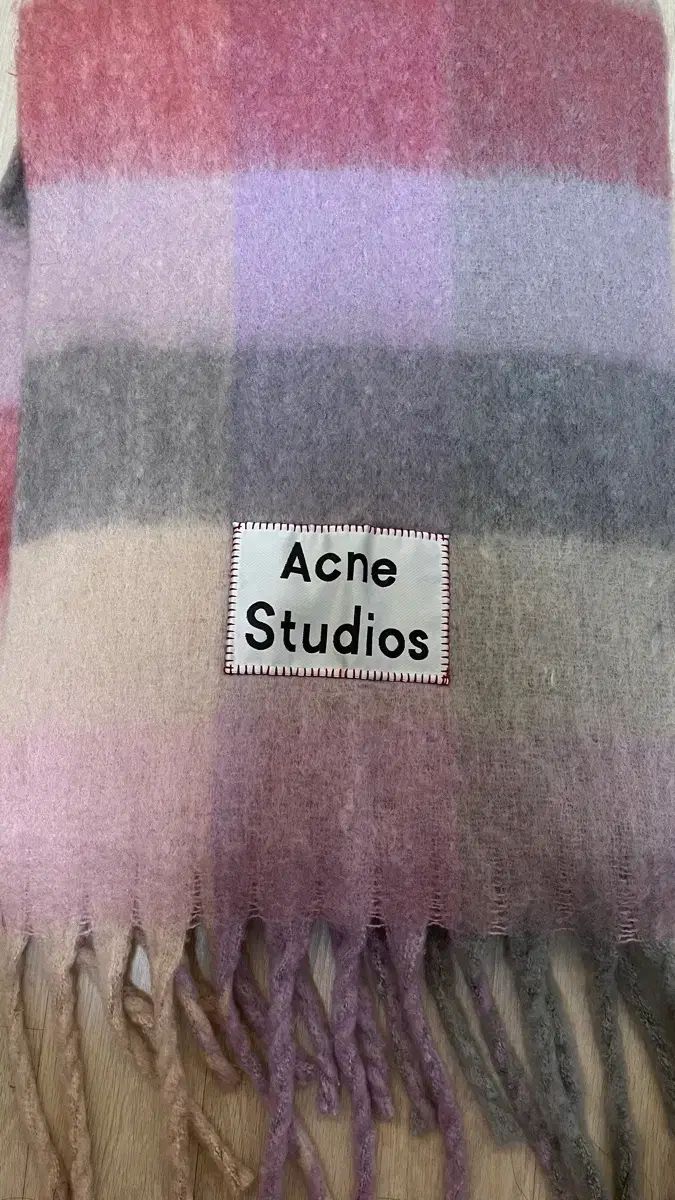 Acne Studios アクネストゥディオズ モヘア MULTI マルチ チェック CHECKマフラー 旧モデル