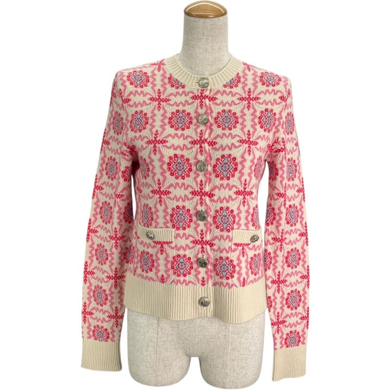 シャネル CHANEL カシミヤニットカーディガン P55789 ピンク カシミヤ