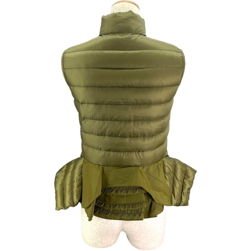 モンクレール MONCLER ×sacai SENA ダウンベスト カーキ ナイロン