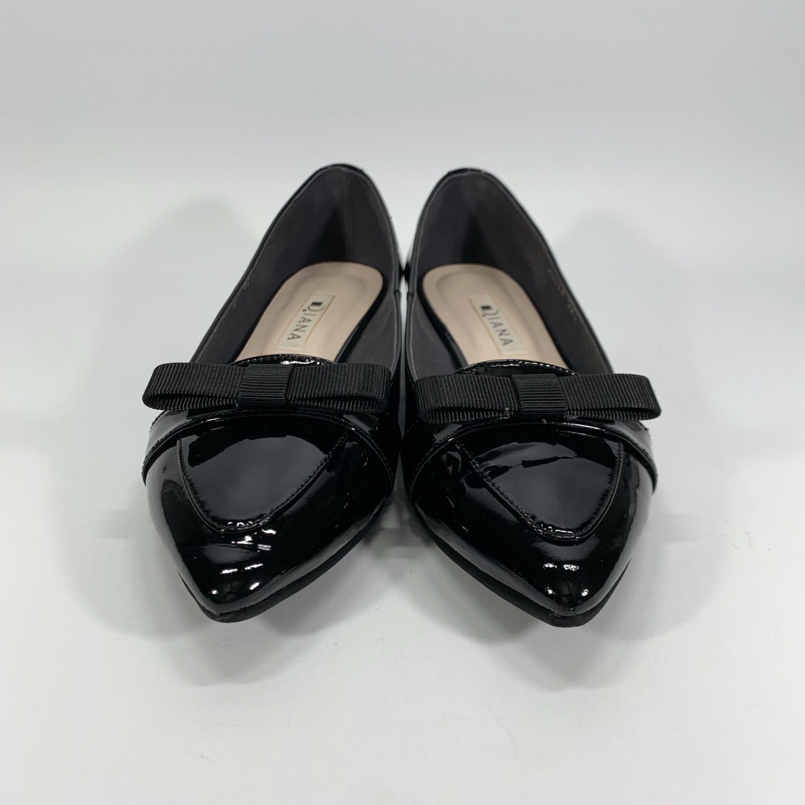 美品◯ DIANA ダイアナ パンプス オペラシューズ リボン ポインテッド