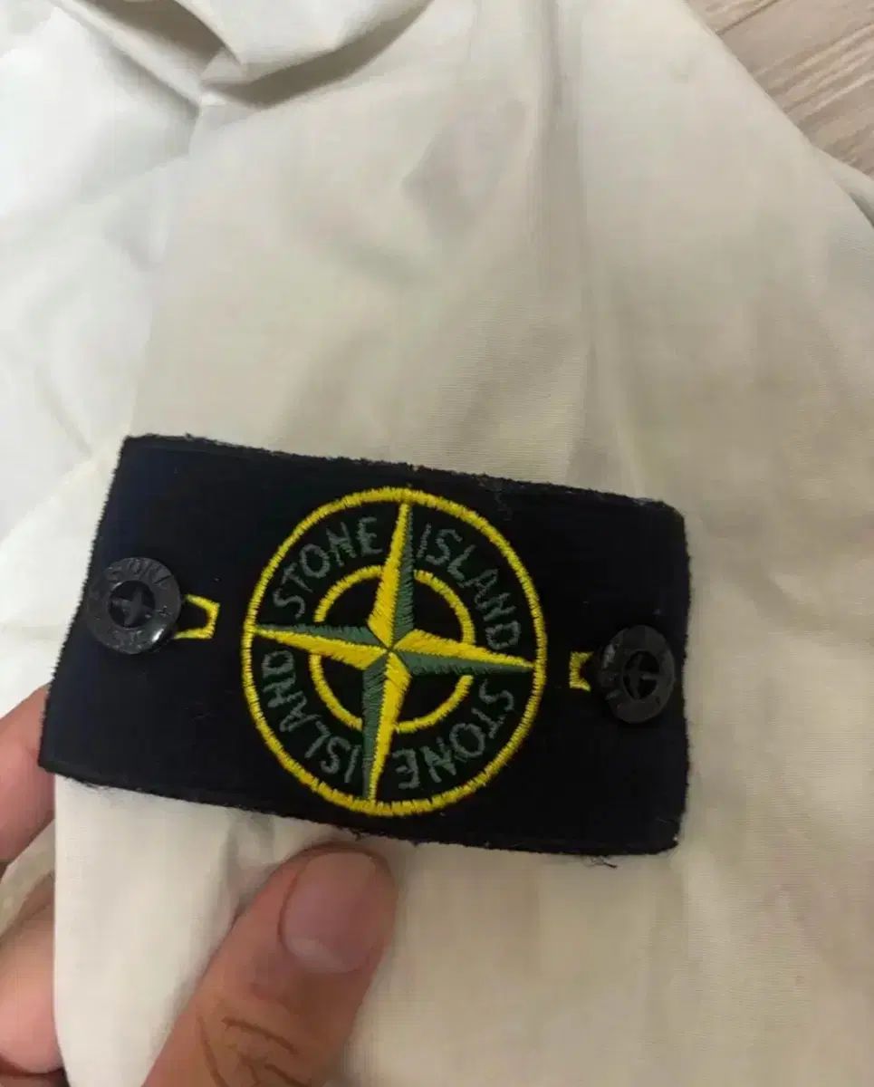 XXL ストーンアイランド ツーポケット オーバーサイズシャツ ライトグレー