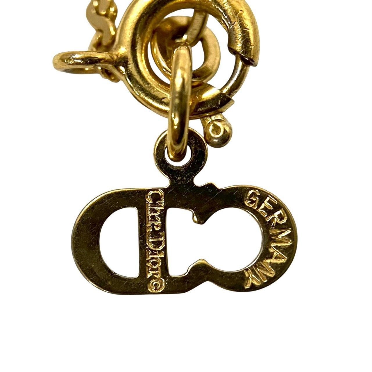 Dior】CDロゴ ネックレス ゴールド/金カラー サークル ラウンド