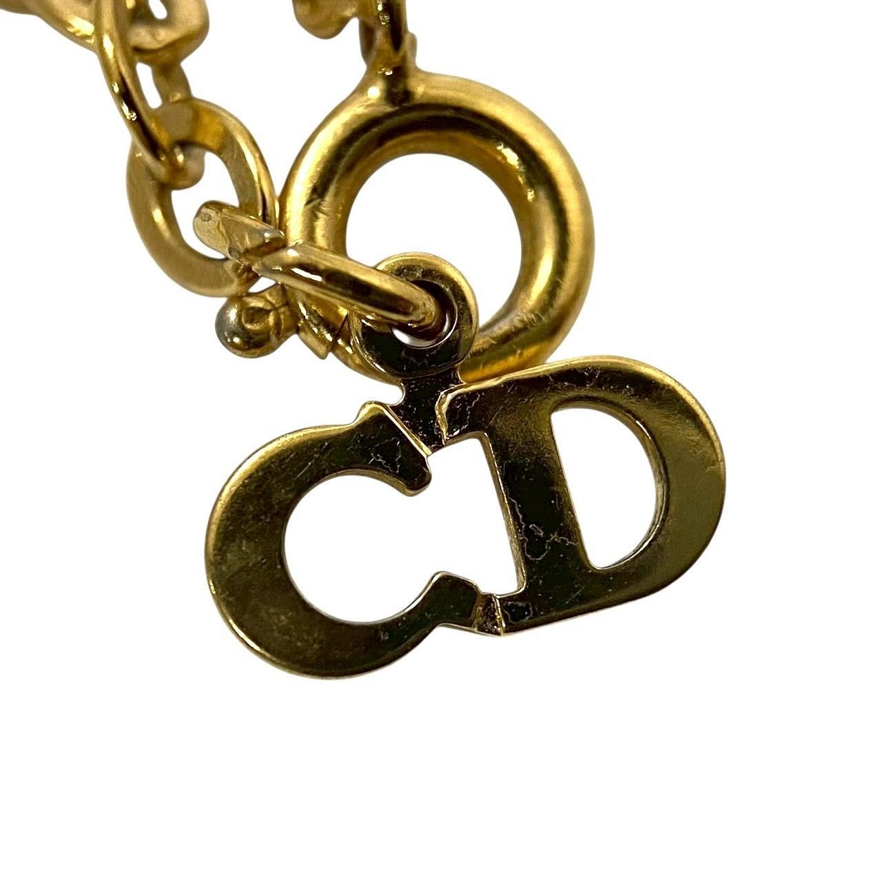 Dior】CDロゴ ネックレス ゴールド/金カラー サークル ラウンド