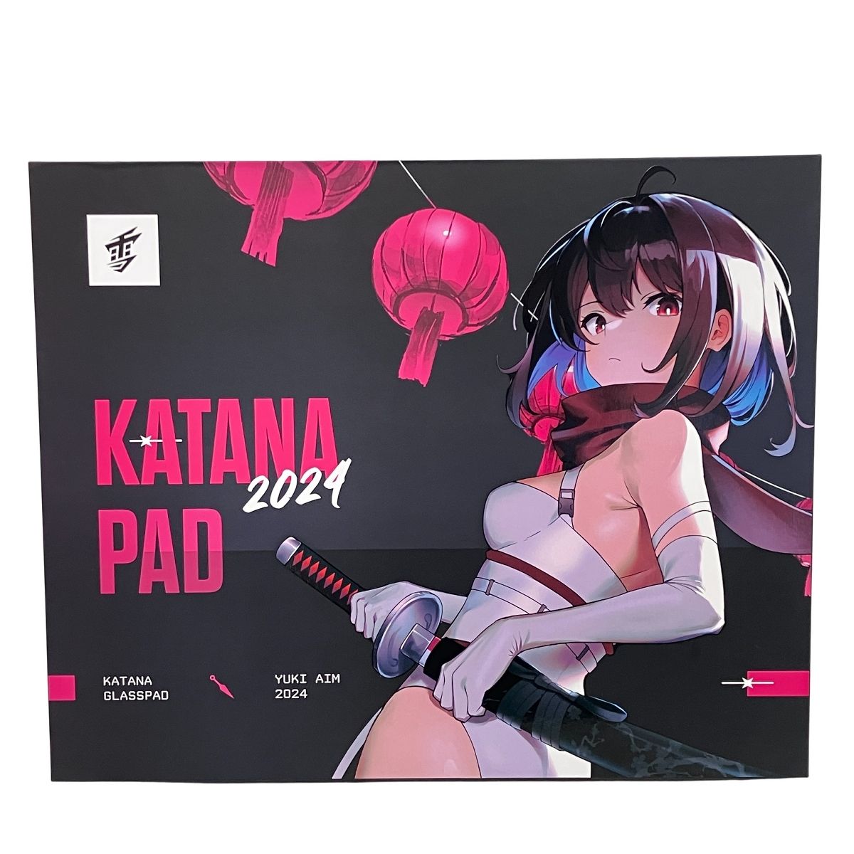 YUKI AIM KATANA 2024 PAD 完売希少限定品 YUKI AIM KATANA 2024 PAD ゲーミング ガラス マウスパッド ユキ