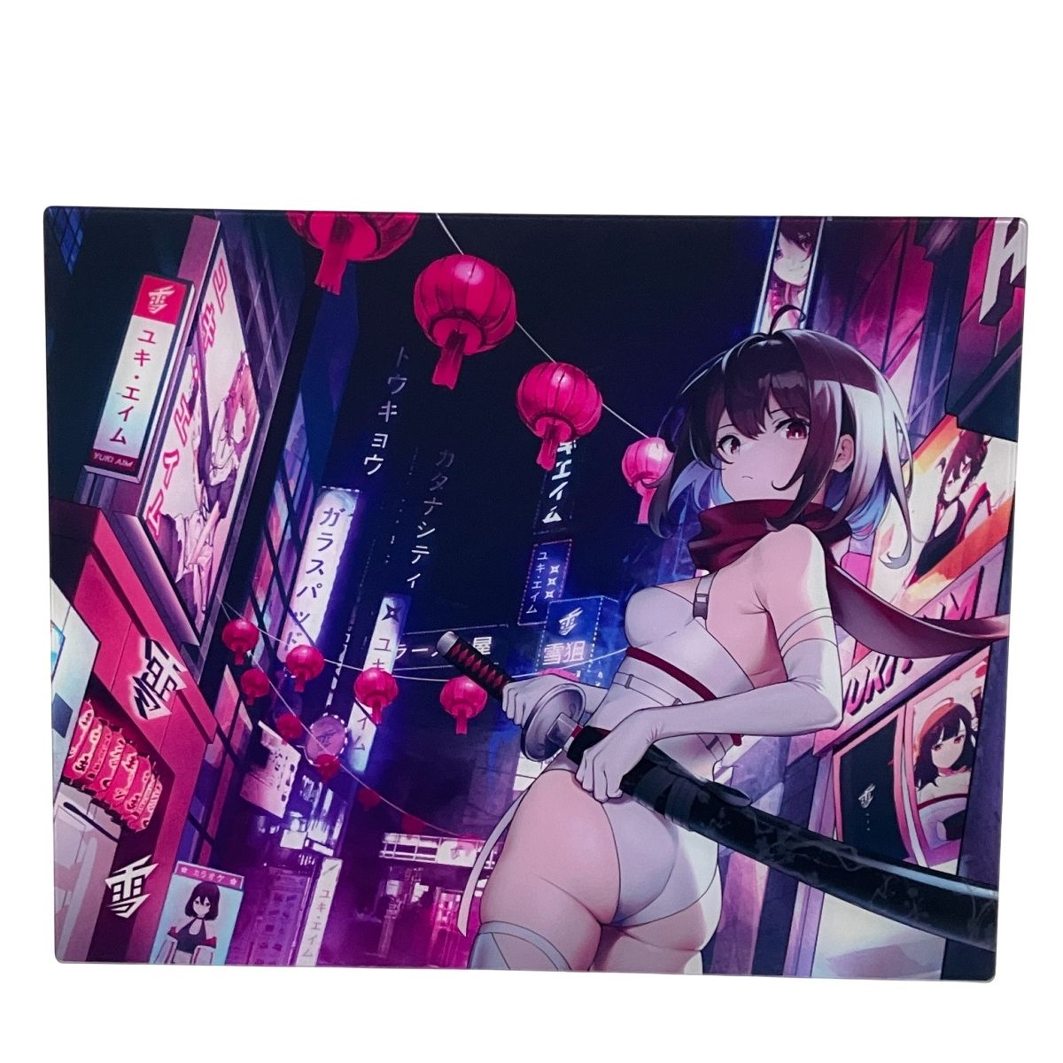 YUKI AIM KATANA 2024 PAD ゲーミング ガラス マウスパッド ユキ