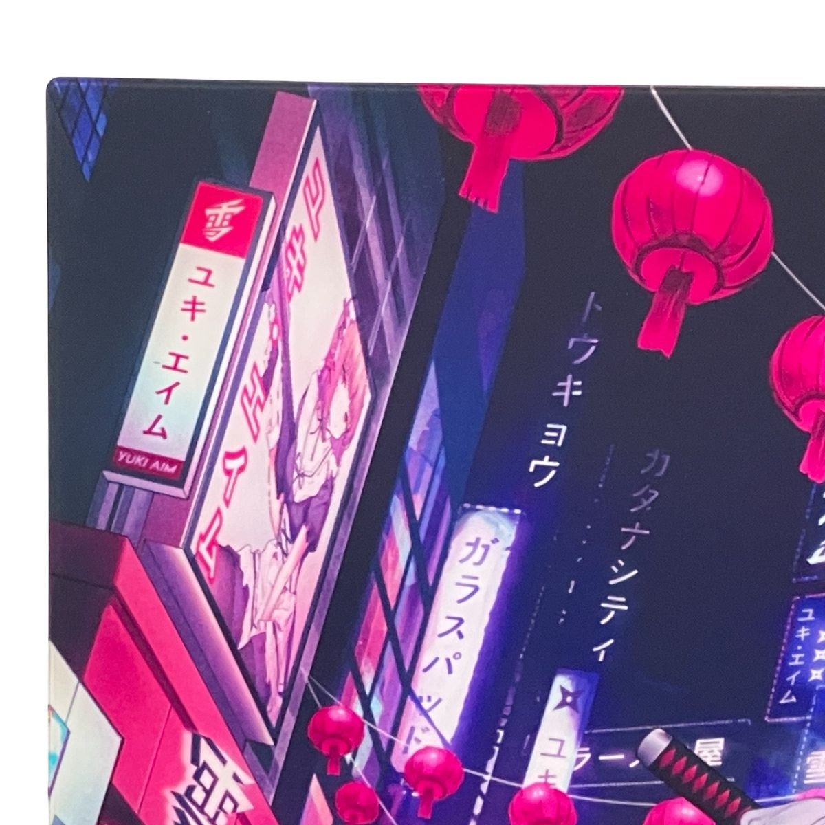 YUKI AIM KATANA 2024 PAD ゲーミング ガラス マウスパッド ユキ