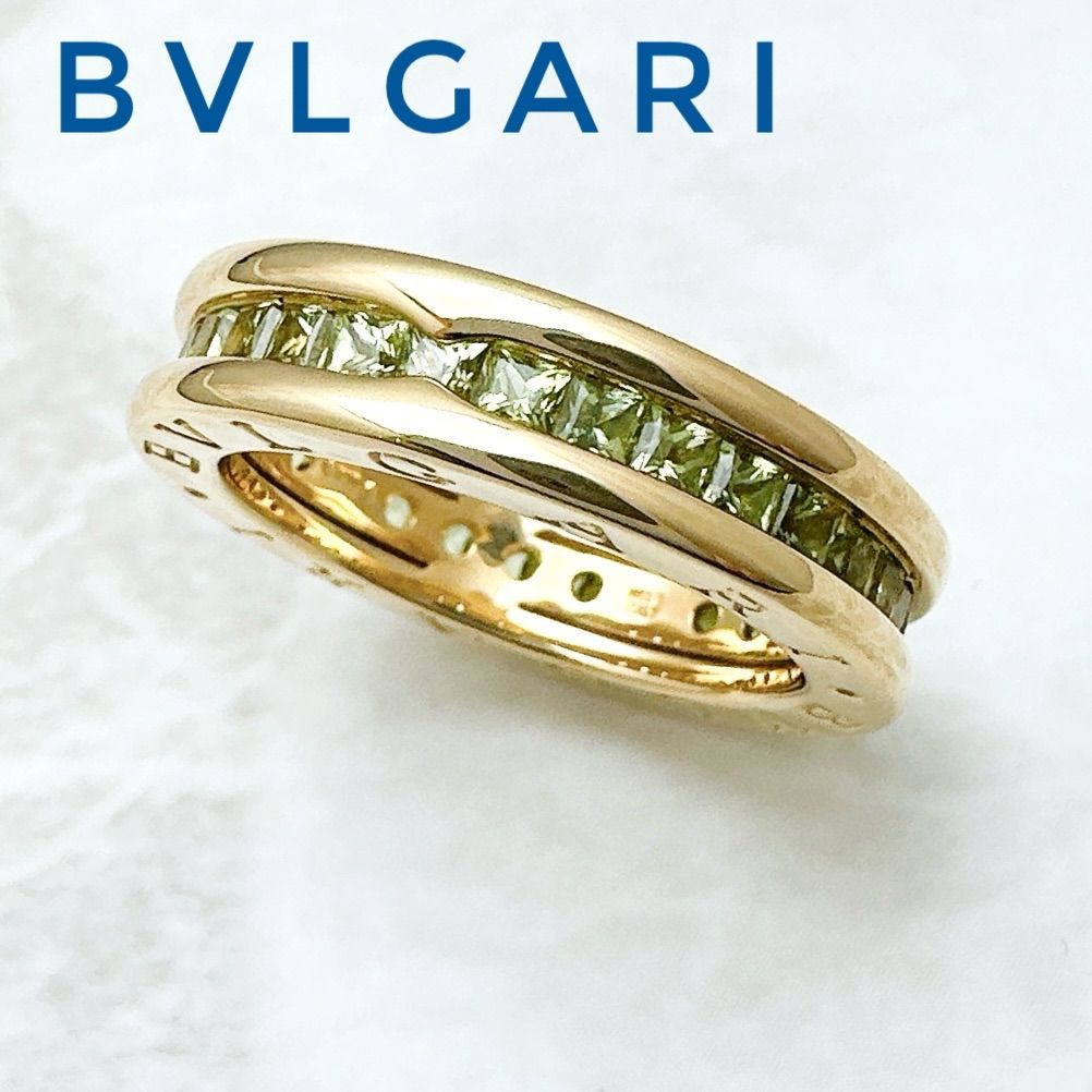 BVLGARI B-zero 1 ペリドット イエローゴールド リング 52 約12号 U