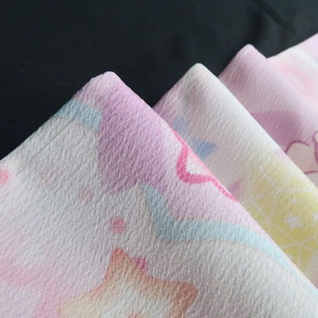 ❁tomihisa❁ サンリオコラボ リトルツインスターズ キキララ 洗える着物 成人式 イメージ一新 大好きと一緒に祝う幸せ”振袖 7347