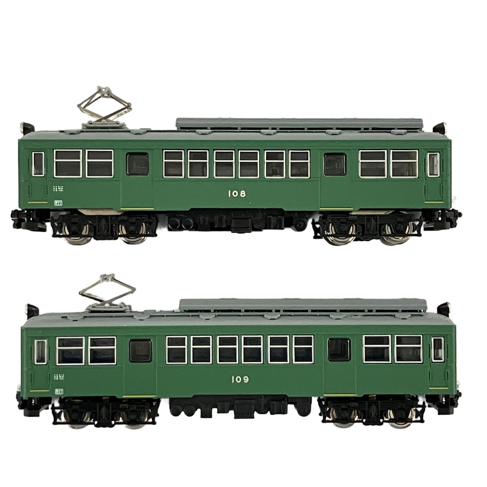 MODEMO NT56 箱根登山鉄道 モハ2形 緑塗装 2輌セット 鉄道模型 N 中古