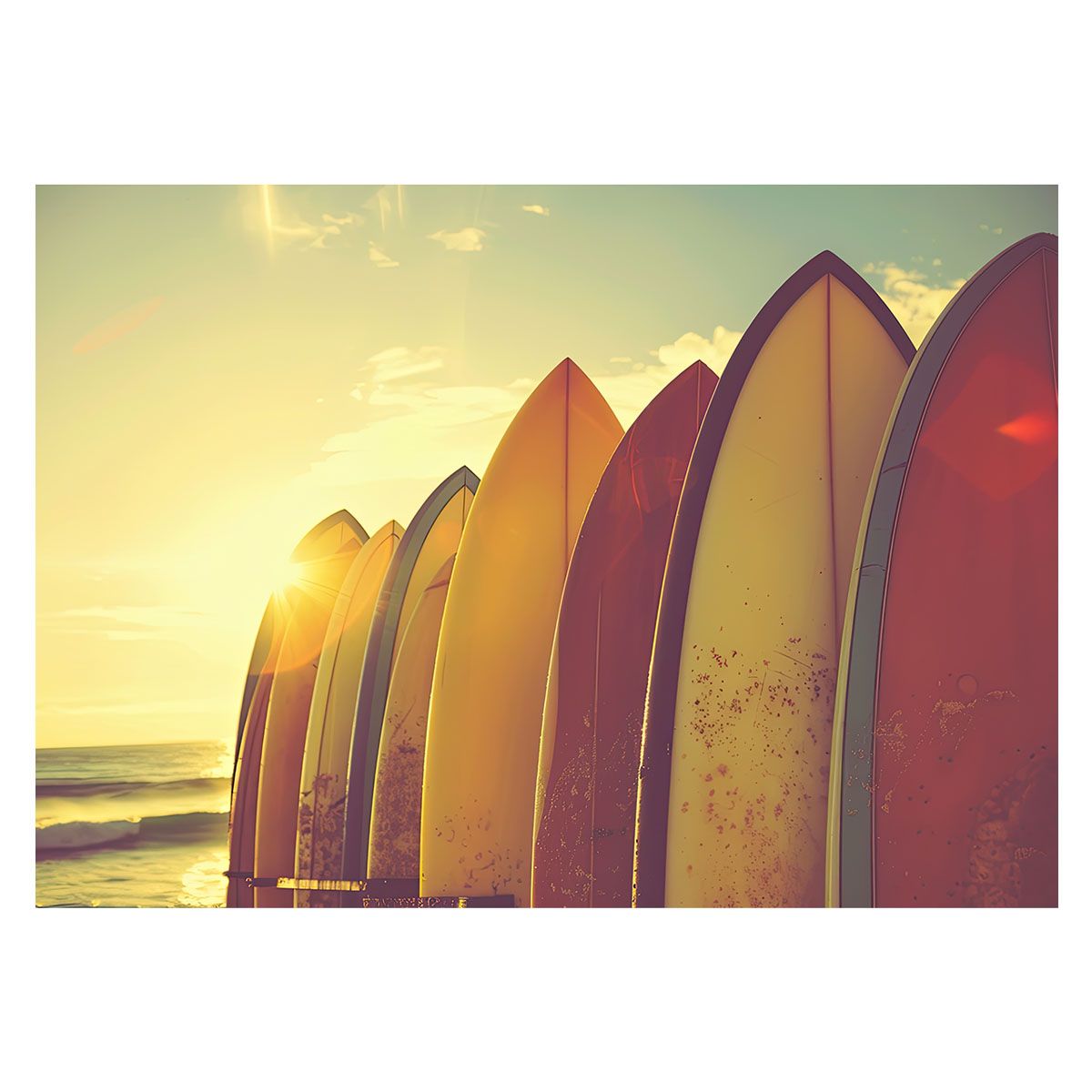 サーフボード 販売済み 【B3サイズ（約36x51cm）】【lh-poster-3273】【フレーム付き