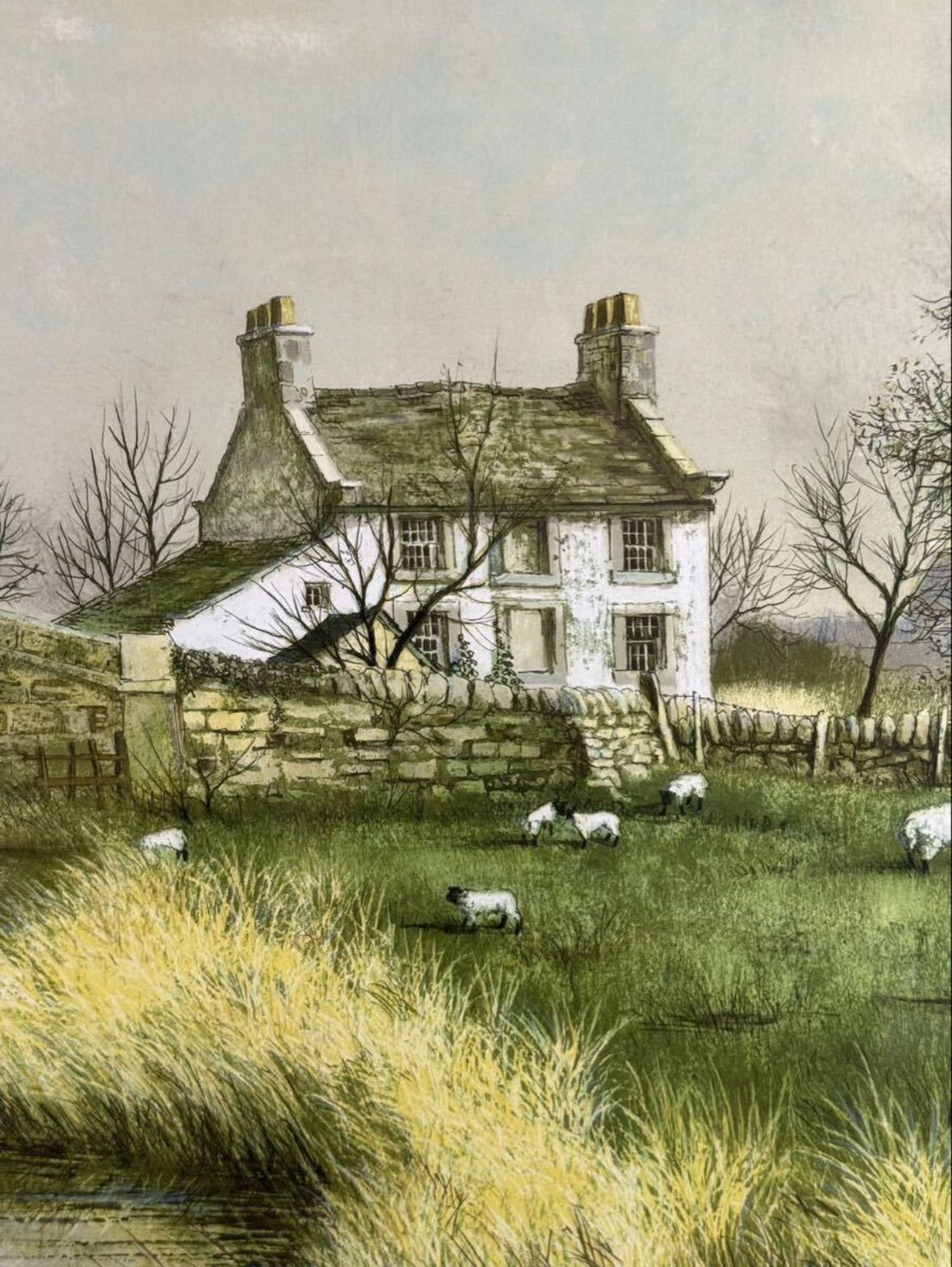 ジュレミー・キング「春」リトグラフ 12号 イギリス出身 風景画家