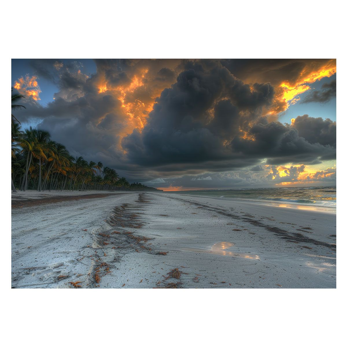 【B2サイズ（約51x73cm）】【lh-poster-3294】【フレーム付き】コースタル フォト さわやか 海系 サーフ ポスター 波 ビーチ 海岸 オーシャン ブルー 景色 サーフィン インテリア アート