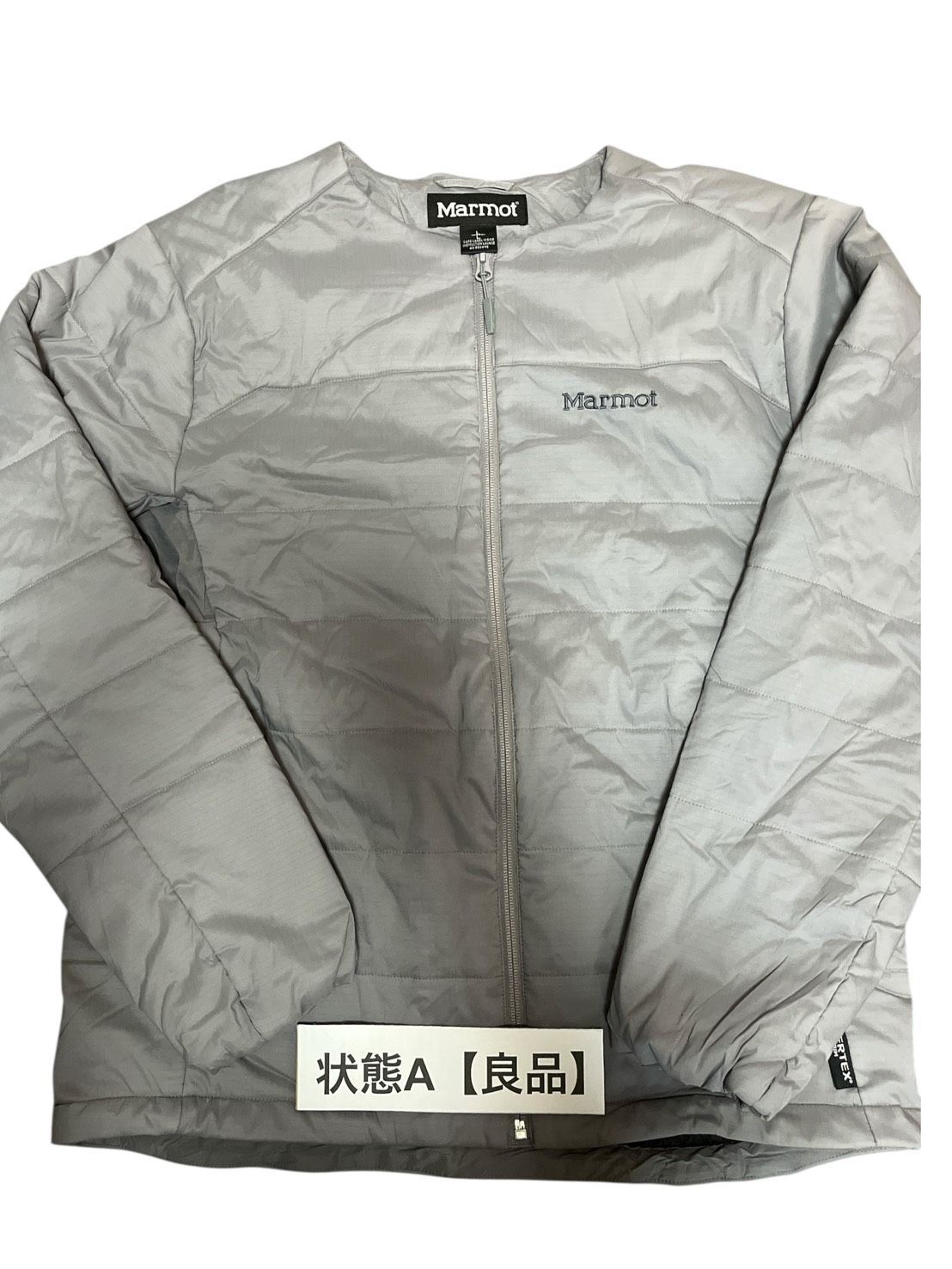 マーモット Marmot 中綿ジャケット グレー Lサイズ 軽量アウター アウトドア 撥水 防寒 ミドルレイヤー