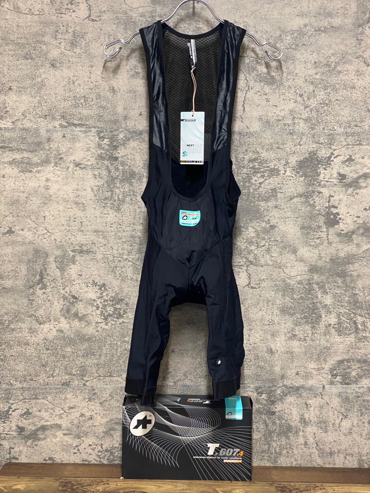 JQ 343 アソス ASSOS T 607 ビブタイツ 黒 L 裏起毛