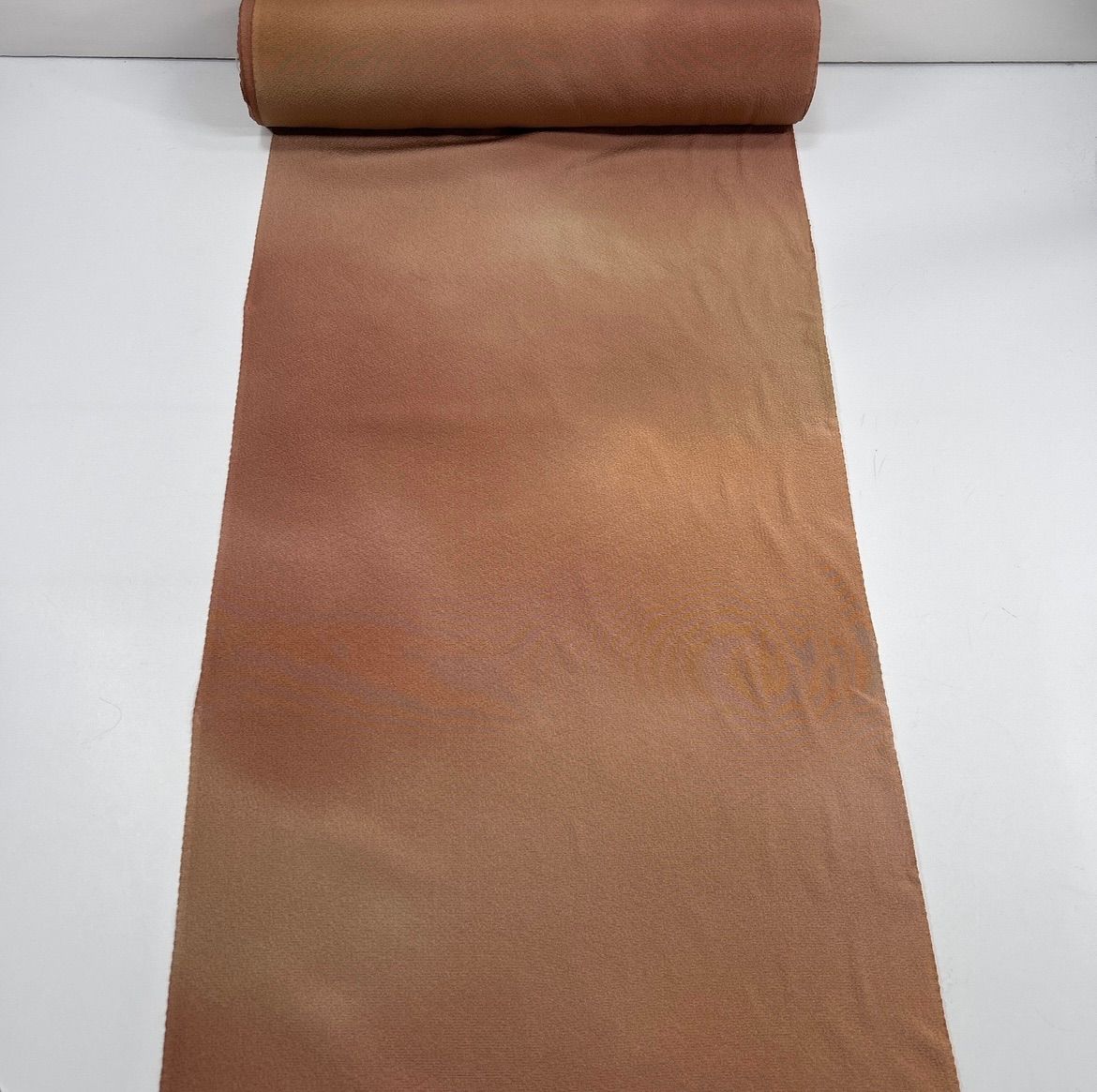  反物 小紋 八掛付き 齋藤三才 着尺 1本 正絹 着物 同梱 リメイク用 和裁 M 165 小紋 着物反物