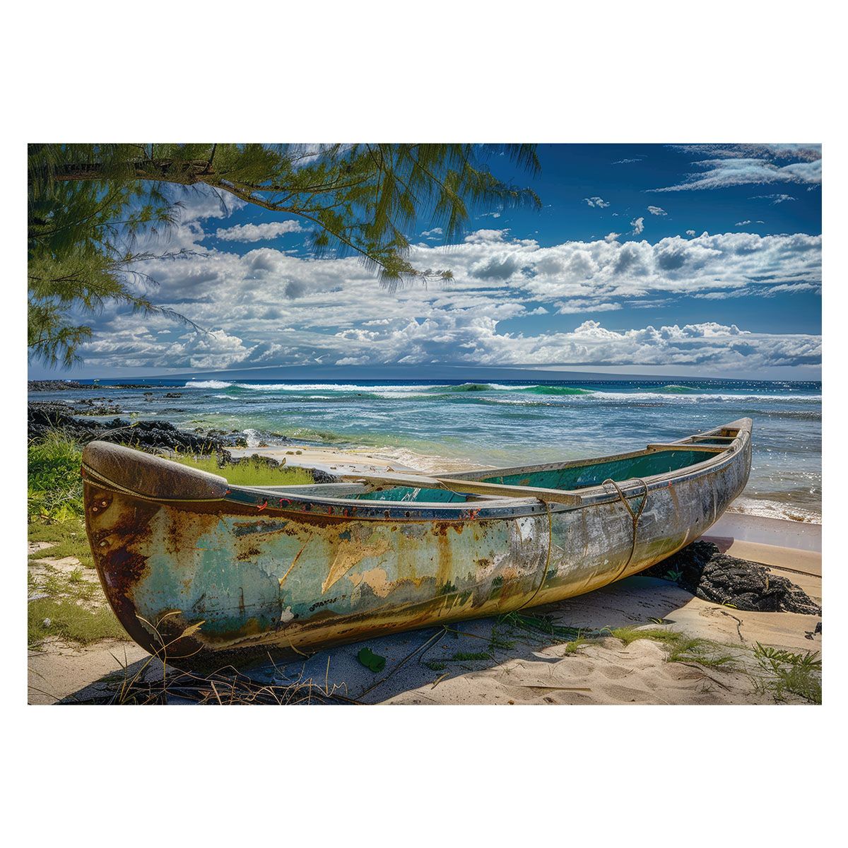 古伊万里様式 蓋獅子付 色絵金彩唐草波風景文 大型磁器壺 古伊万里様式 蓋獅子付 色絵金彩唐草波風景文 大型磁器壺